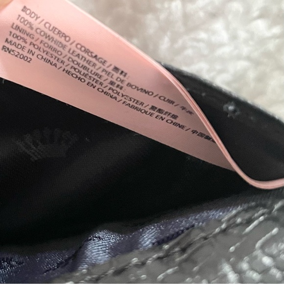 Juicy Couture Slim Black Leather Continental Wallet NWT - Picture 9 of 9